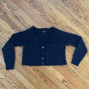 Aqua 100% Cashmere Sweater Cropped